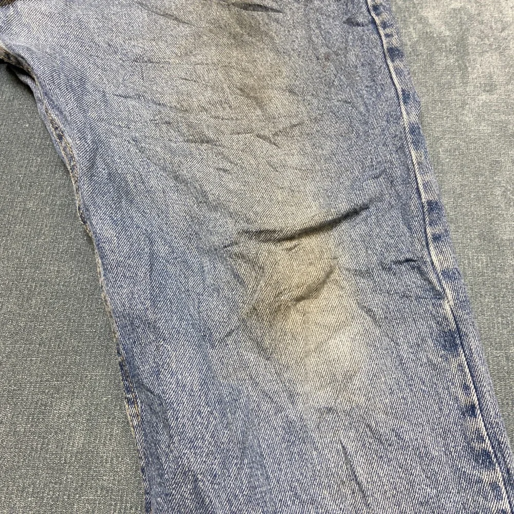 Wrangler Premium Quality Jeans Men 40x32 Blue Denim Cotton Stretch Relaxed Fit